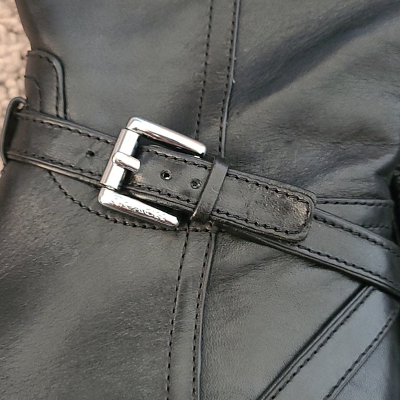 Coach Micha Calf Black Leather Boots - Picture 9 of 15